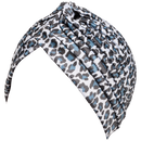 Leopard Satin Turban Hat