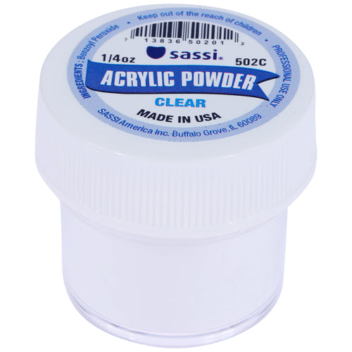 Sassi Acrylic Powder Clear 1/4 oz