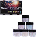Shiny Stars Collection 6 Piece Acrylic Powder