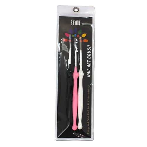 Easy Grip 3 Piece Nail Art Brush Set