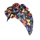 Butterfly Print Turban Hat