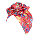 Butterfly Print Turban Hat