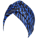 Zebra Glossy Turban Hat