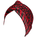 Zebra Glossy Turban Hat