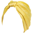 Solid Sparkle Turban Hat