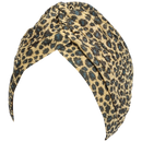 Leopard Sparkle Turban Hat
