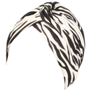 Zebra Print Turban Hat