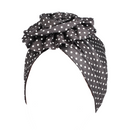 Polka Dot Print Turban Hat