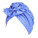 Polka Dot Print Turban Hat
