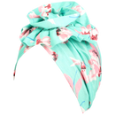 Flower Print Turban Hat