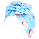 Flower Print Turban Hat