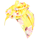 Flower Print Turban Hat