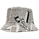 Magazine Print Bucket Hat
