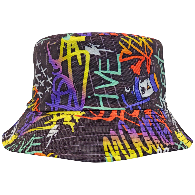 Graphic Print Bucket Hat