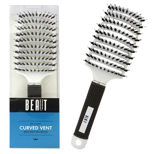 Curved Vent Brush With Boar Bristles