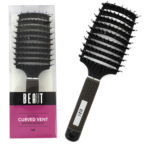 Curved Vent Brush With Boar Bristles