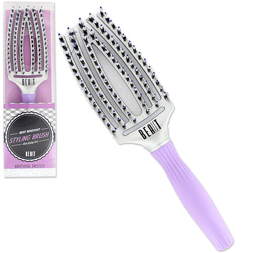 Heat Resistant Styling Brush w/ Styling Pick