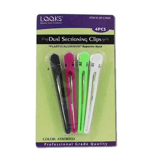 Dual Sectioning Clip 4 Pc