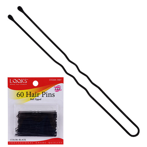 Black Bobby Pins 60 Ct