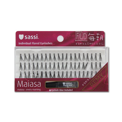 Sassi Individual Flared Long Double Eyelashes w/ Glue